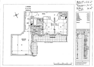 Location appartement 3 pièces Antony (92160)