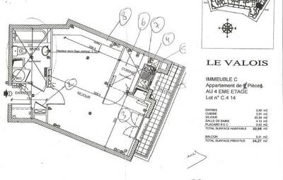 Location appartement studio Bois-Colombes (92270)