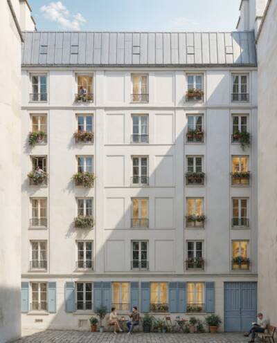 Vente appartement 3 pièces Paris 19e