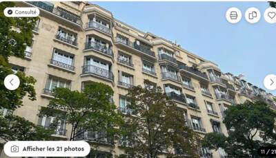 Vente appartement 3 pièces Paris 16e