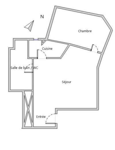 Vente appartement 2 pièces Paris 9e
