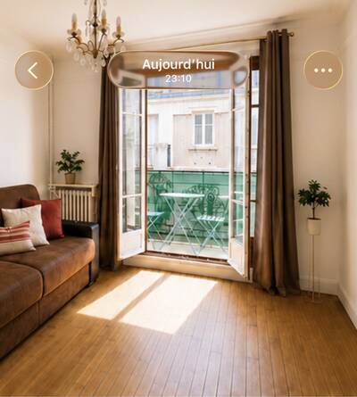 Location appartement studio Paris 15e