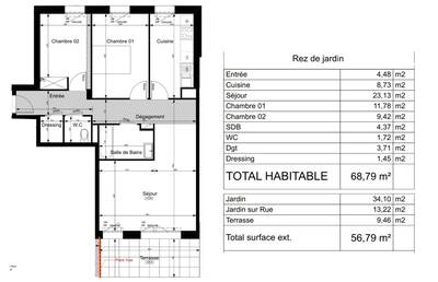Vente appartement 3 pièces Carrières-sous-Poissy (78955)