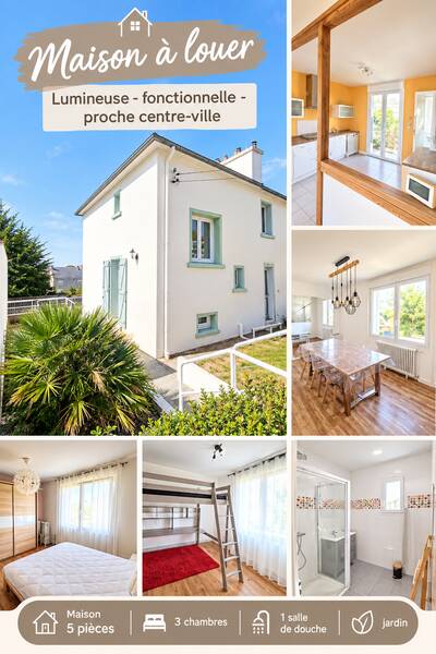 Location maison 5 pièces Carhaix-Plouguer (29270)