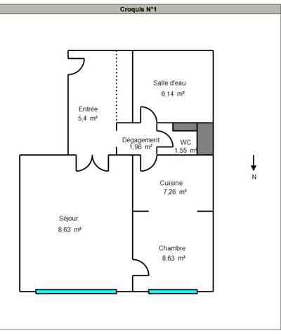 Vente appartement 2 pièces Nice (06)