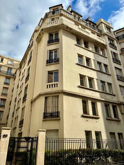 Vente appartement studio Paris 16e