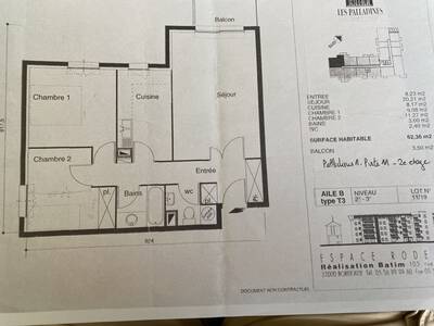 Location appartement 3 pièces Bordeaux (33)