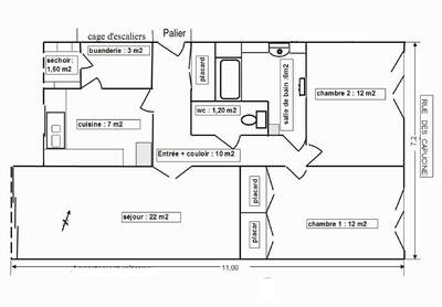 Location appartement 3 pièces Sète (34200)