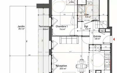 En Duplex Avec  Jardin Meudon