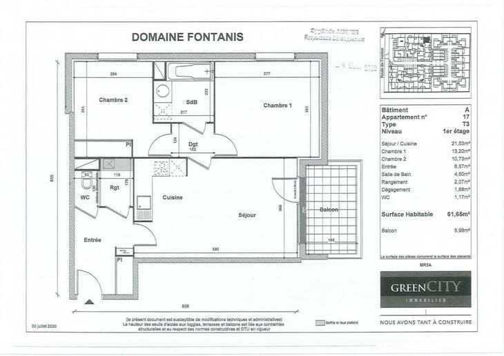 Appartement Fonbeauzard (31140)