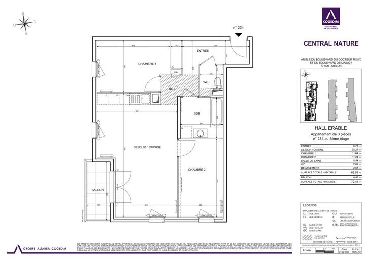 Appartement Melun (77000)