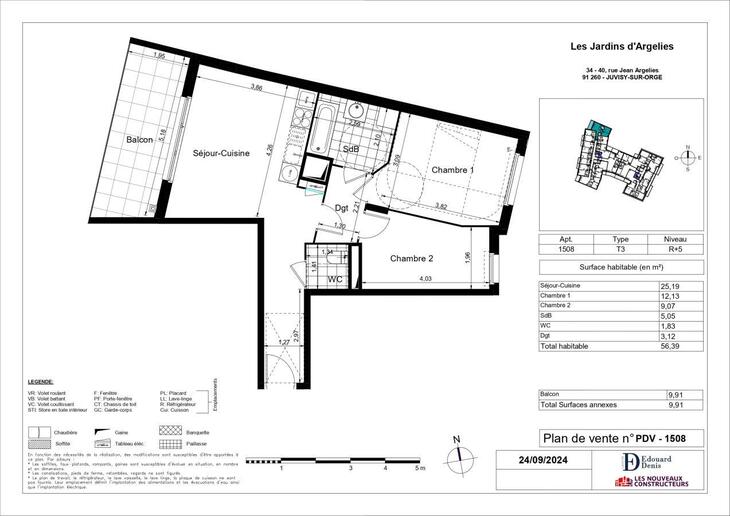 Appartement Juvisy-sur-Orge (91260)