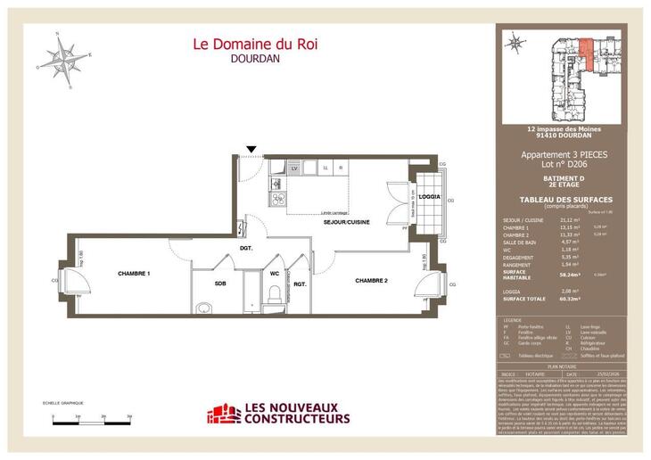 Appartement Dourdan (91410)