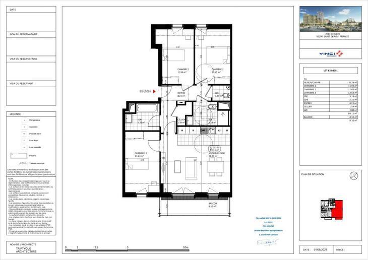Appartement Saint-Denis (93)