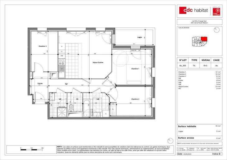 Appartement Champs-sur-Marne (77420)