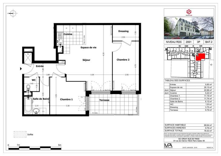 Appartement Orsay (91400)