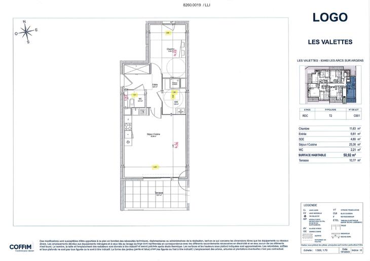 Appartement Les Arcs (83460)