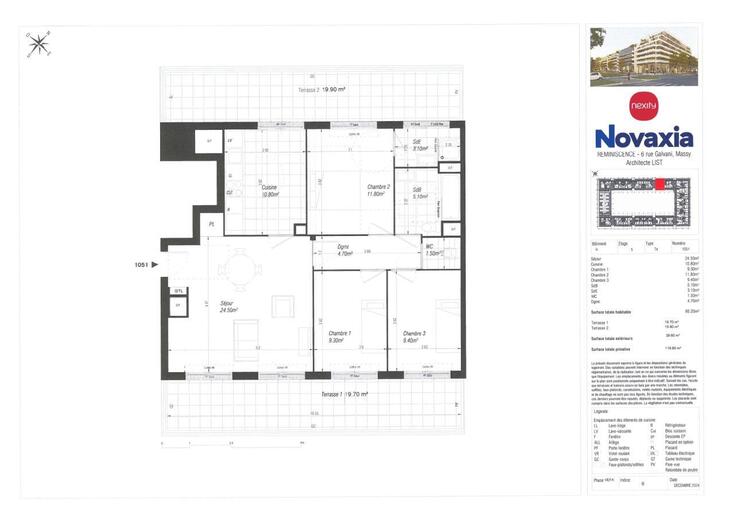 Appartement Massy (91300)