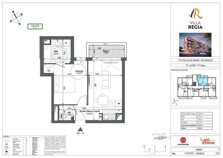 Appartement Ris-Orangis (91130)