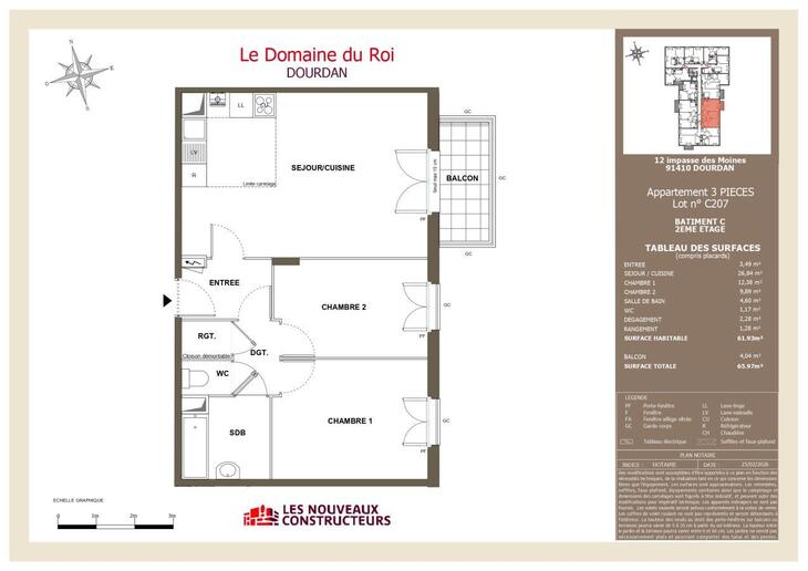 Appartement Dourdan (91410)