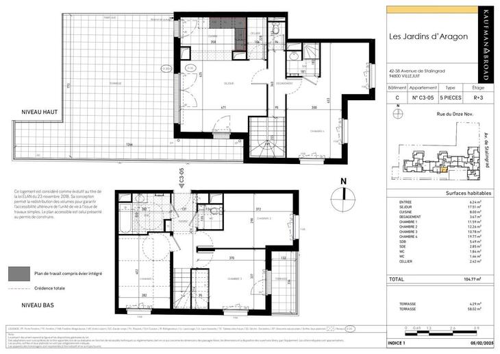 Appartement Villejuif (94800)