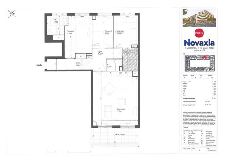 Appartement Massy (91300)