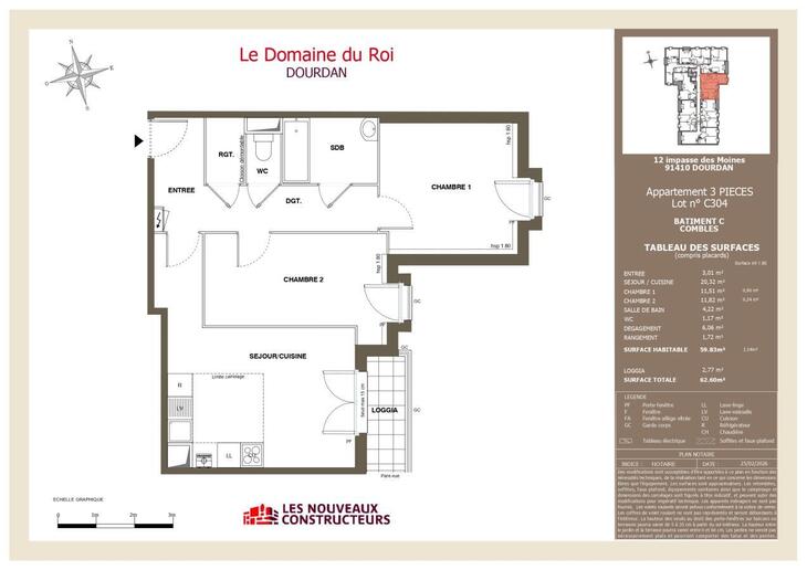 Appartement Dourdan (91410)