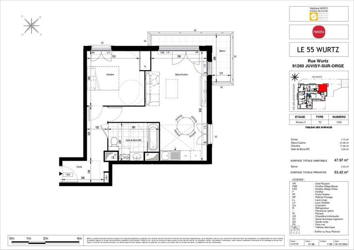 Appartement Juvisy-sur-Orge (91260)