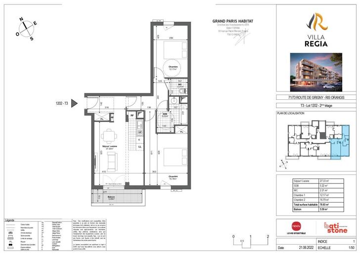 Appartement Ris-Orangis (91130)