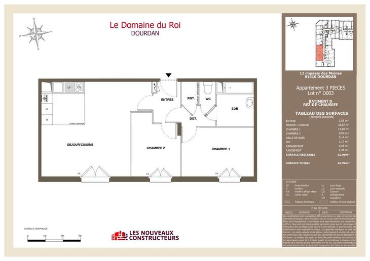Appartement Dourdan (91410)