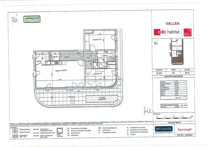 Appartement Orvault (44700)