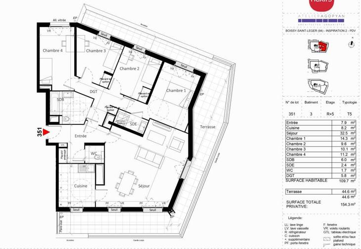 Appartement Boissy-Saint-Léger (94470)