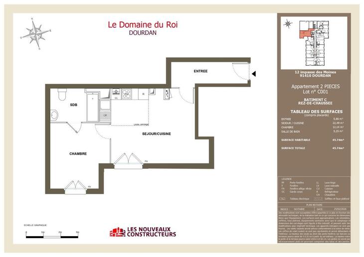 Appartement Dourdan (91410)