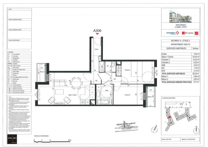 Appartement Drancy (93700)