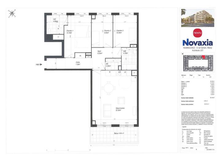 Appartement Massy (91300)