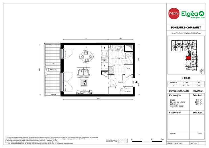 Appartement Pontault-Combault (77340)
