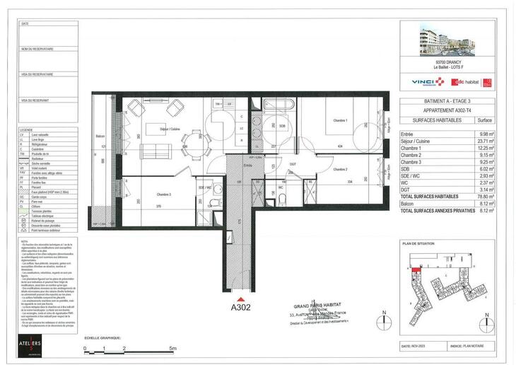 Appartement Drancy (93700)
