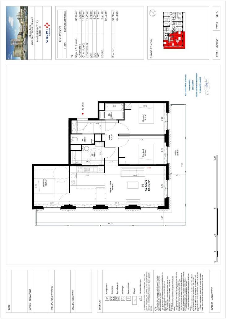 Appartement Saint-Denis (93)