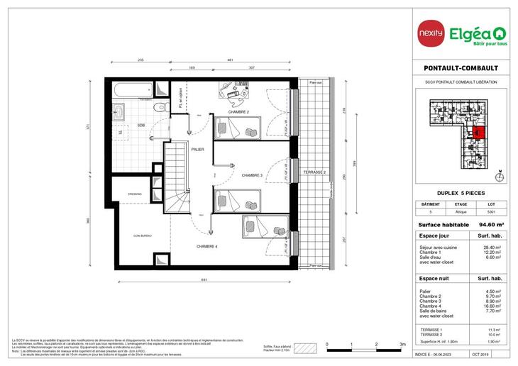 Appartement Pontault-Combault (77340)