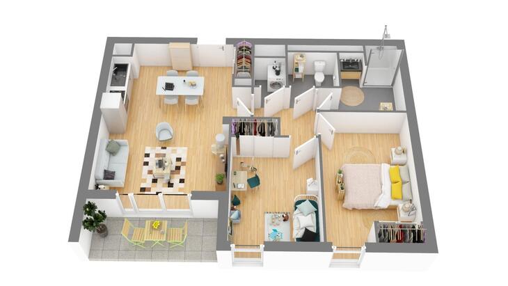 Appartement Saint-Herblain (44800)