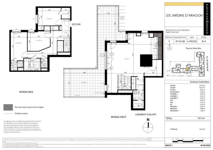 Appartement Villejuif (94800)