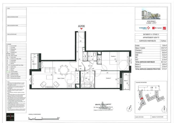Appartement Drancy (93700)