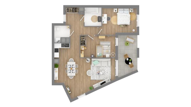Appartement Fleury-sur-Orne (14123)