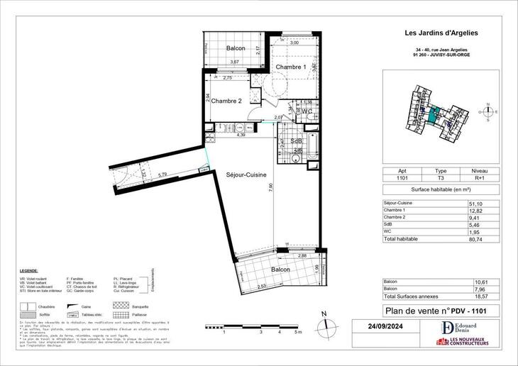 Appartement Juvisy-sur-Orge (91260)