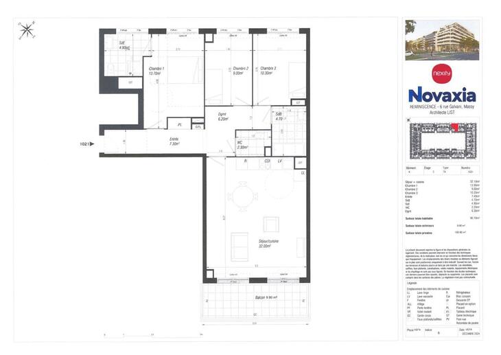 Appartement Massy (91300)