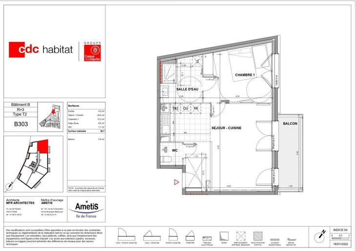 Appartement Avon (77210)