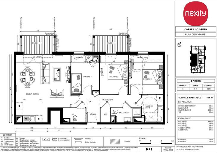 Appartement Corbeil-Essonnes (91100)