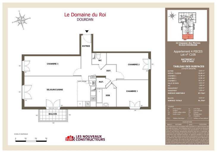 Appartement Dourdan (91410)