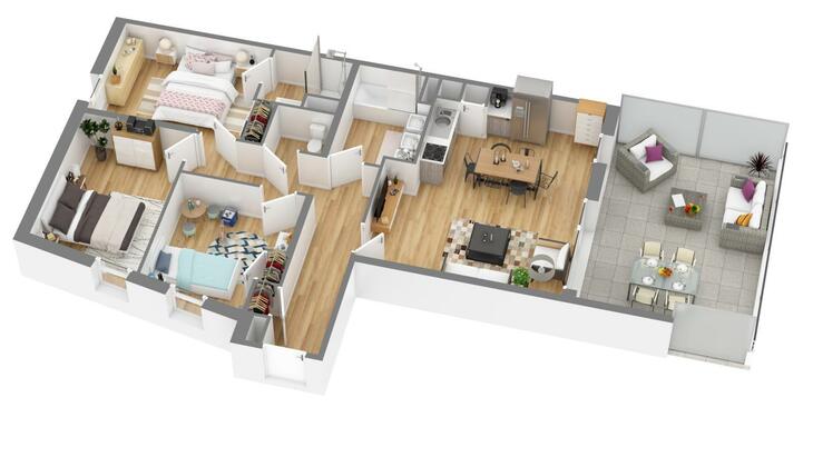 Appartement Lormont (33310)