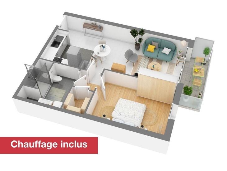 Appartement Le Petit-Quevilly (76140)